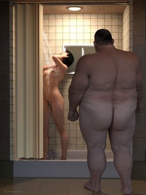 Kunimasa - In The Shower Room hardcore sex