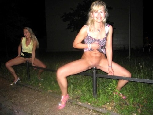 drunk fucking a fencepost in public