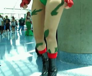 Video game fighter cosplay GIF