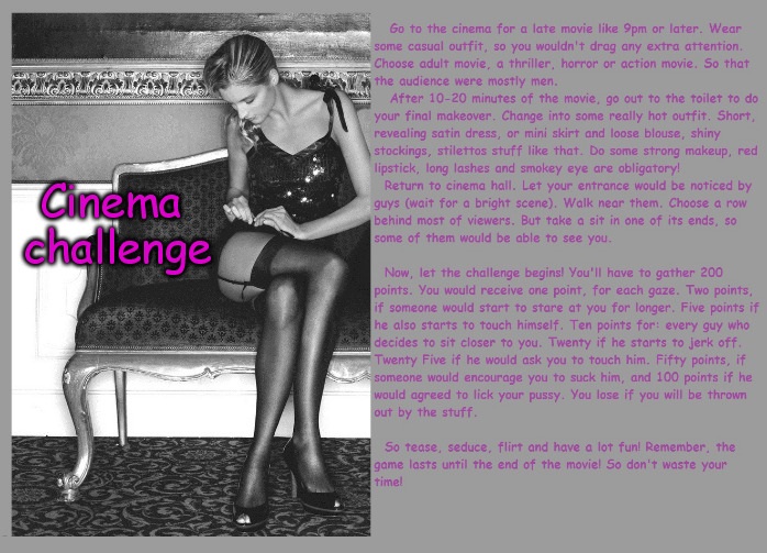 Cinema challenge