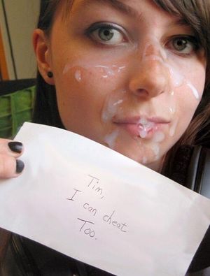 Girlfriend revenge selfshot!