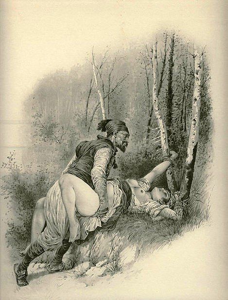 Gottfried Sieben painted “Balkangreuel” (Balkan Horror)