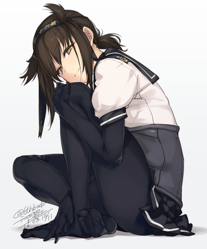 hatsuzuki (kantai collection) drawn by rokuwata tomoe