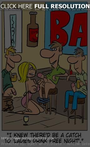 toons sex in bar one blonde suck tree guys and say