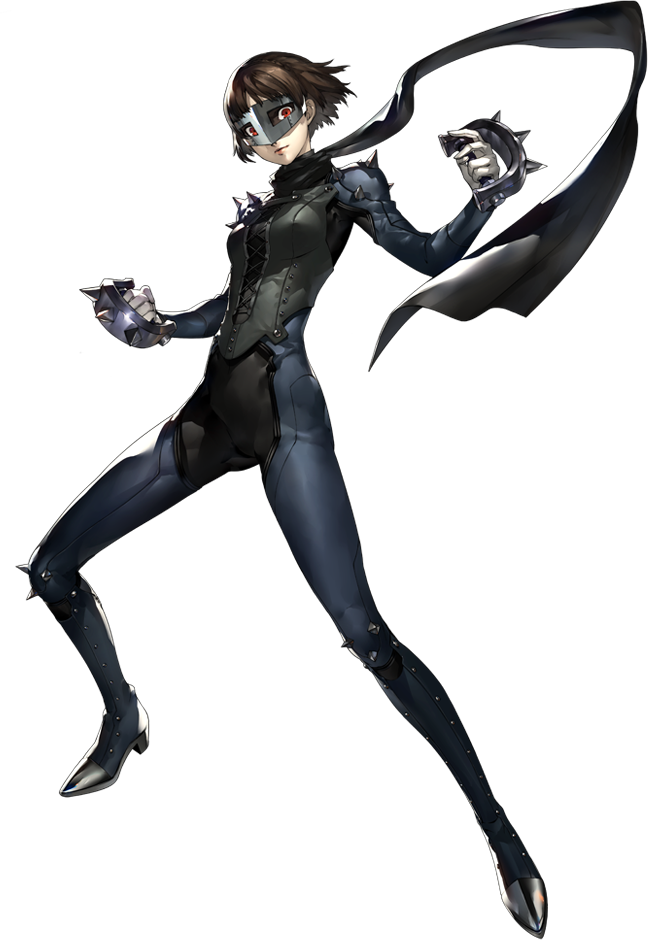 niijima makoto (persona and persona 5) drawn by soejima shigenori