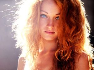 beautiful redhead Heidi Romanova