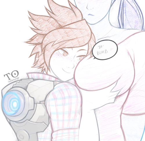 tabletorgy:
so this nerd&#160;AkaiMasuku&#160;told me that Widowmaker is blue because the oxygen level in her blood is very low because her heart rate is slowed down so she can use the sniper rifle better and yeah
I&#8217;m totally widowtracer for tracer