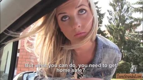 Pretty teen Vinna Reed sucks off and gets fucked in public