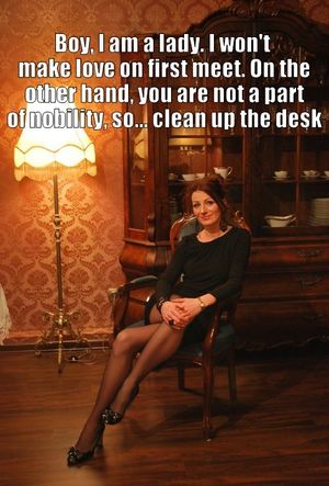 Lady the inner slut...