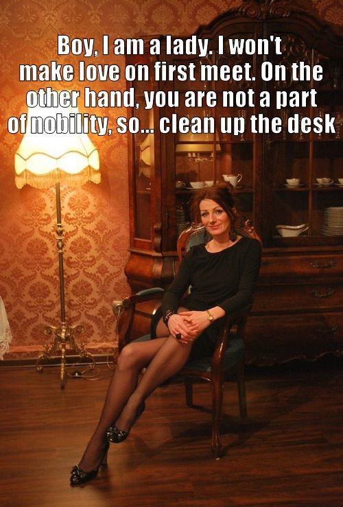 Lady the inner slut...