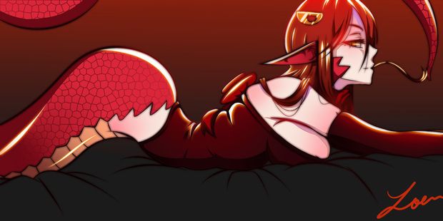 miia (monster musume no iru nichijou) drawn by loen-lapae