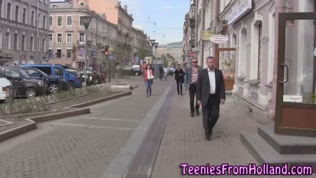 Braces teen cum sprayed