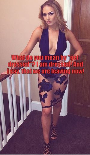 Her outfit is fine, let's go