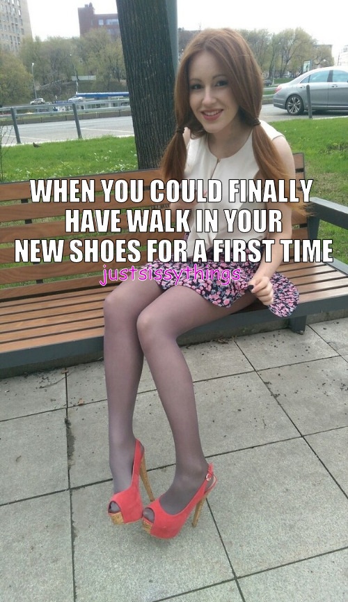 First time in your new shoes