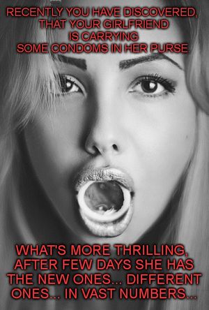 Rubbers in her purse