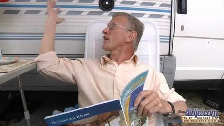 Oldje suspects that his teen girlfriend is addicted to dick!