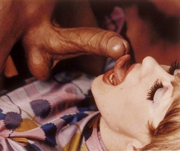 Nicely posed blowjob from pretty redhead