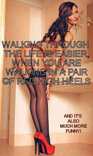 Life in red heels