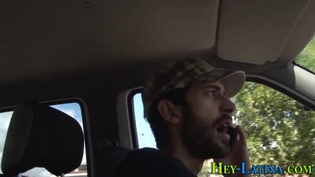 Heeled latina takes cock