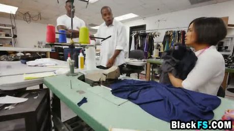 Black stud has a huge surprise for this Asian tight ass horny babe