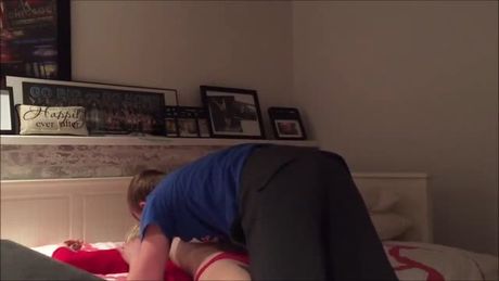 Wasted no Time Getting Into her Pants.