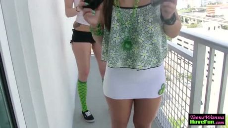 Teen banged at wild party