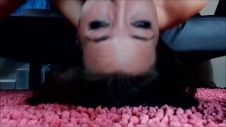 Brunette Amateur Gets a Mouthful of Cum.