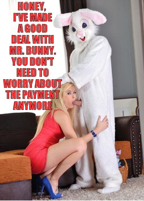 Your wife and Mr. Bunny
