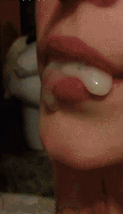 clots ooze out