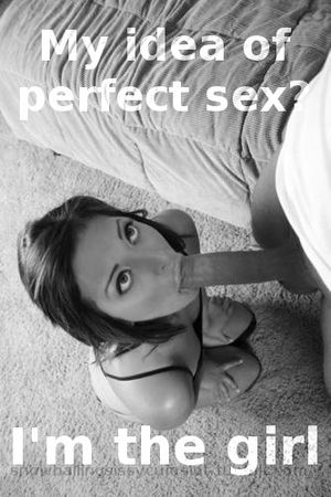 My idea of perfect sex