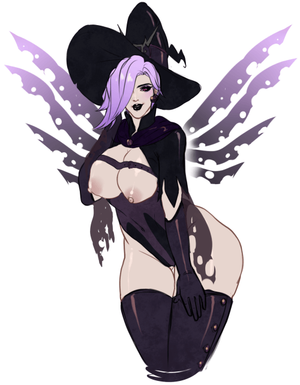 steffydoodles: &#127875; Witch Mercy skin doodle! I am sooo in love with this skin. Patreon &#124; Flavours.me The post steffydoodles: