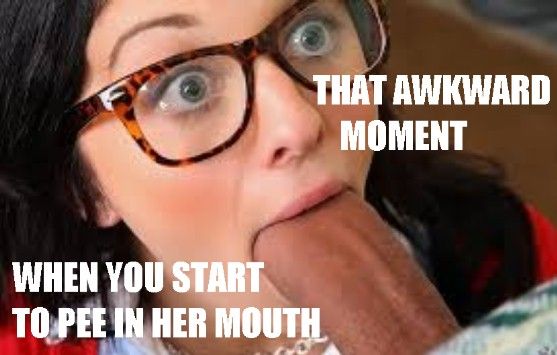 cock in her mouth