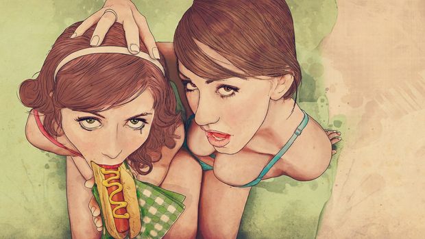 Hot dog eaters