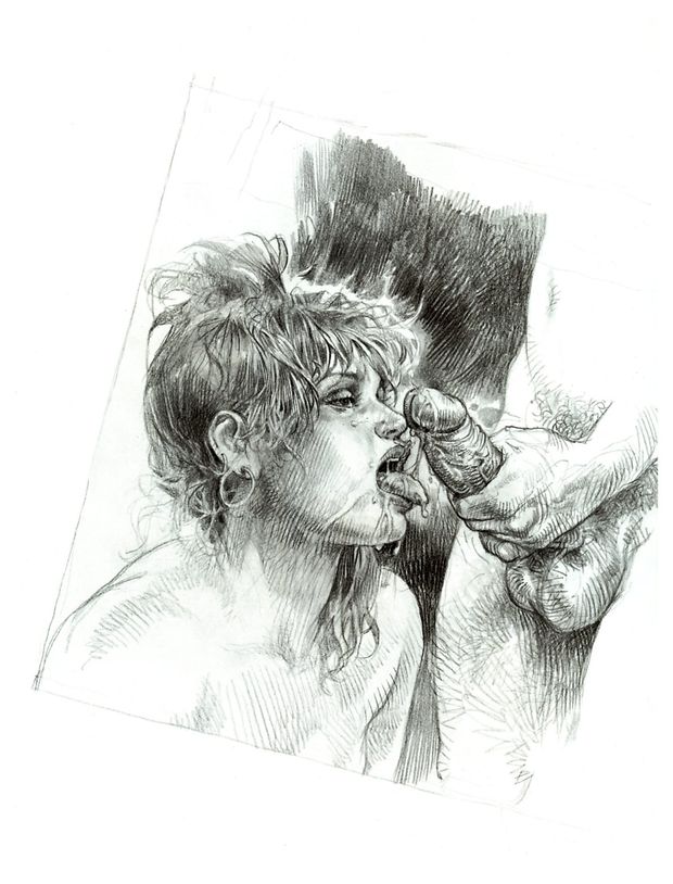Sex In Art - Cumming on her tongue