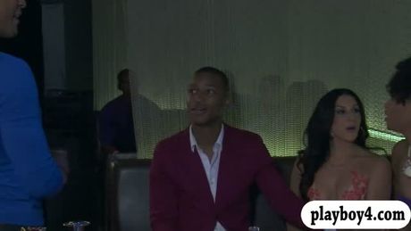 Cougars had fun in the club and get fucked by nasty men