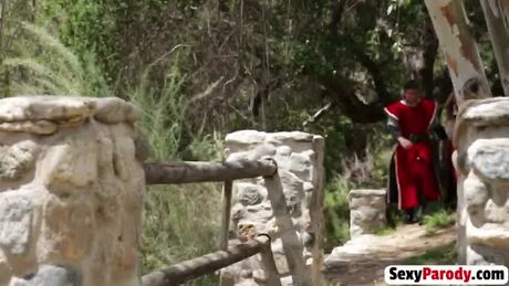 Sleeping Beauty wakes up and demands hard pussy pounding