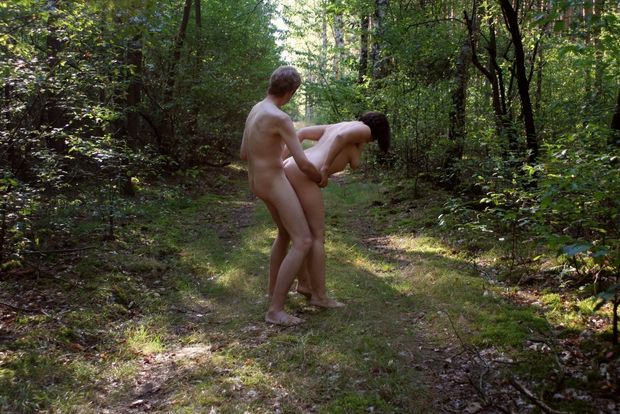 hot fuck in the woods