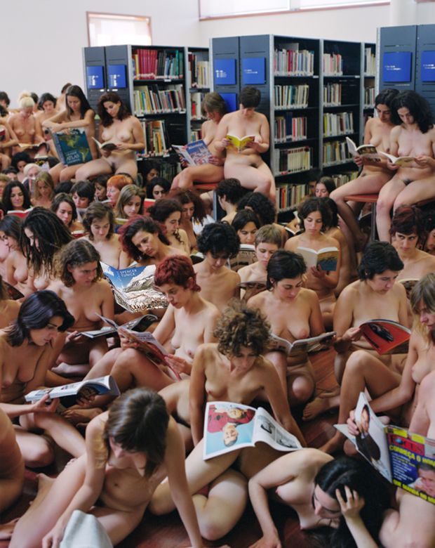 all-female reading party