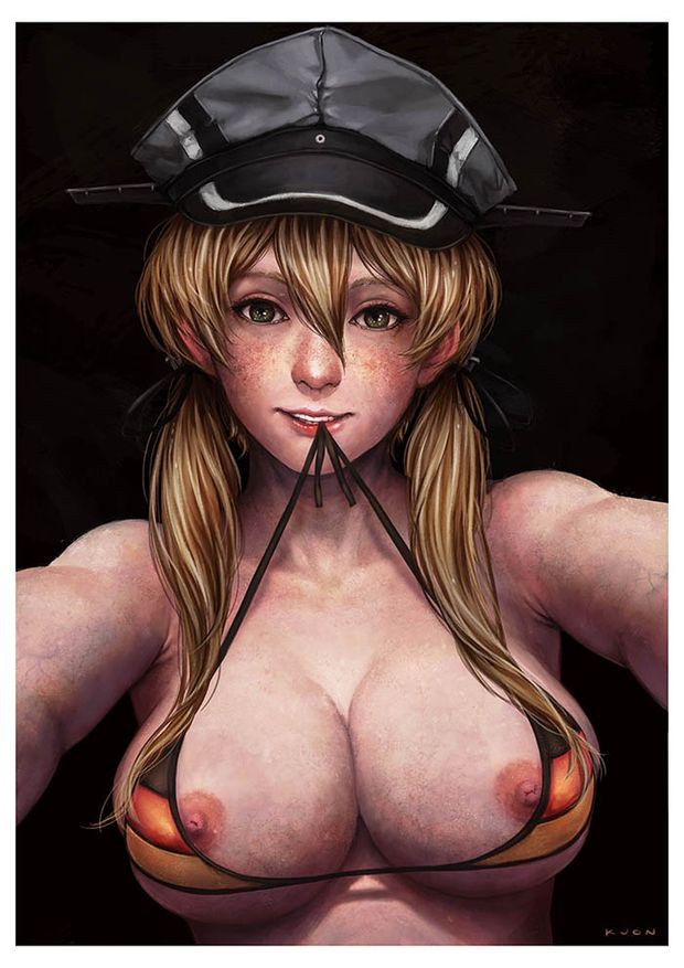 Sexy babe with Freckles by Kuon