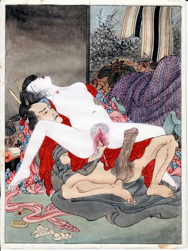 Japanese Shunga Art Print