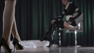 Rossy Bush & Mia french maid