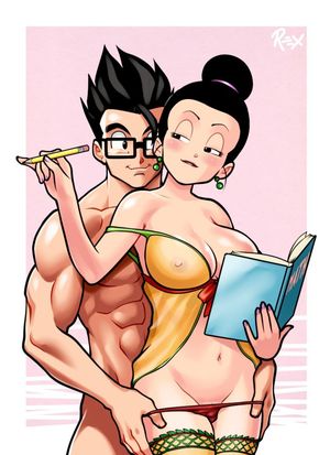 Gohan and Chi-Chi - R_Ex - Dragon Ball