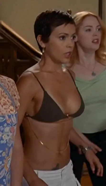 Alyssa Milano  -  'Charmed' - Love Those Italians....Yum!
