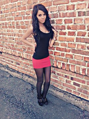 Nice piece of ass in tight sexy outfit