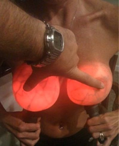 Light up Veiny Tits