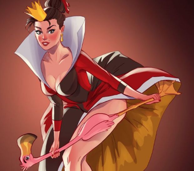 Queen of hearts titties