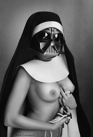 The photographer clearly has some personal issues to deal with.