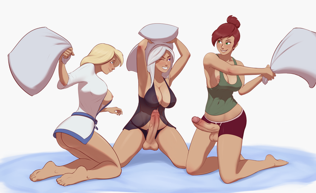 Futa Romp Pillow Fight Edition