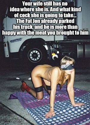 Sharing wife with truck driver