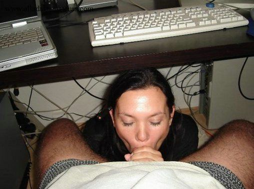 treating her man at the office